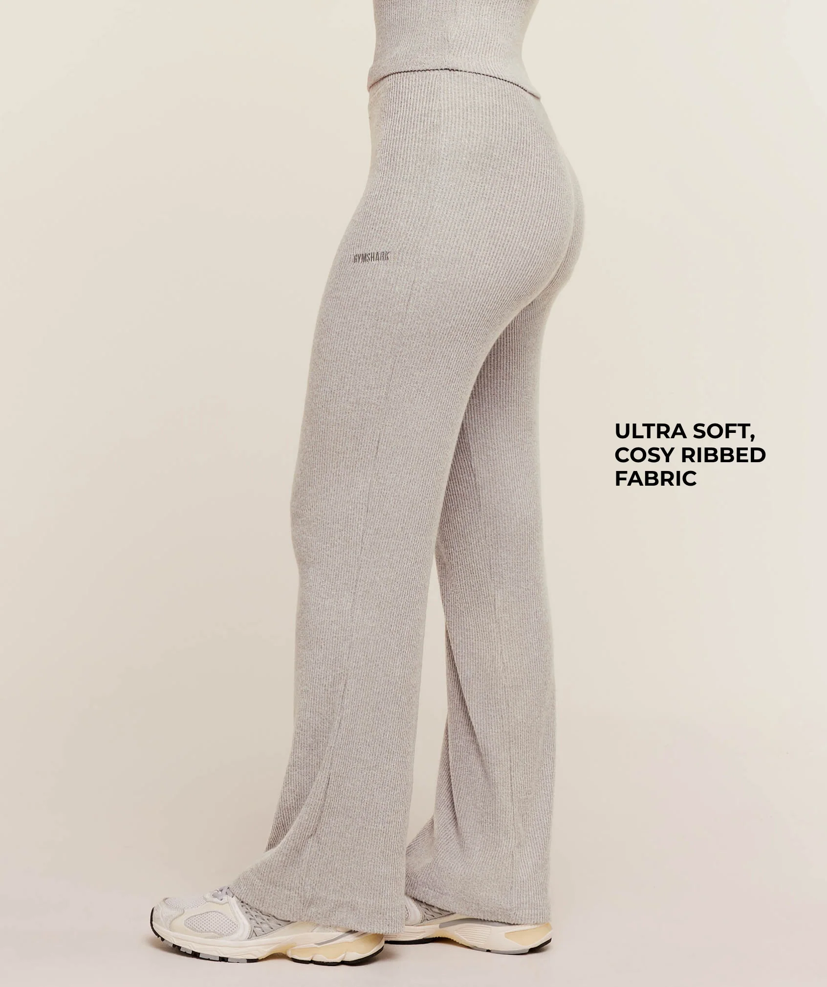 SuperSoft Straight Leg Pant Light Grey Core Marl