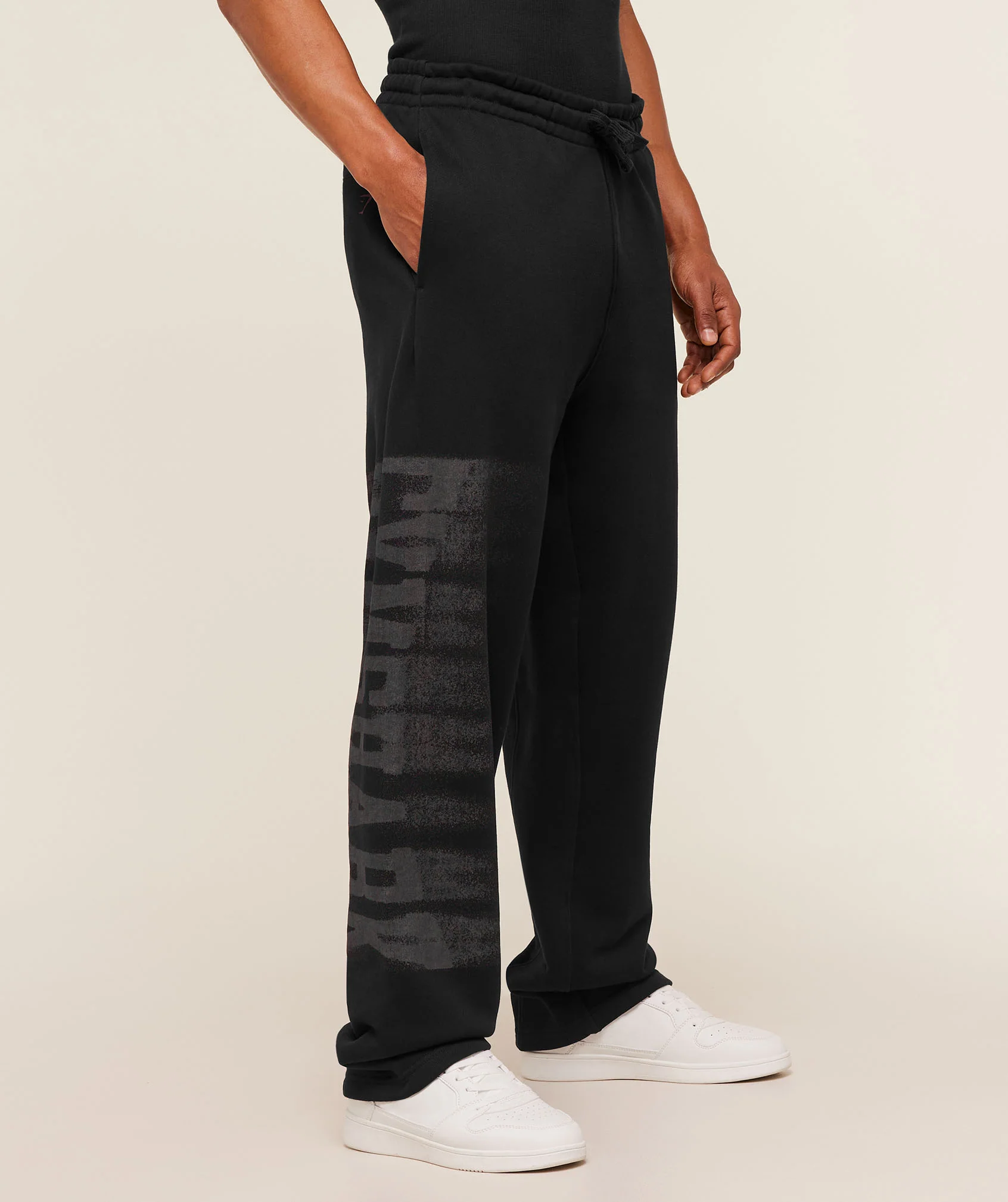Fade Graphic Straight Leg Pants GS Black