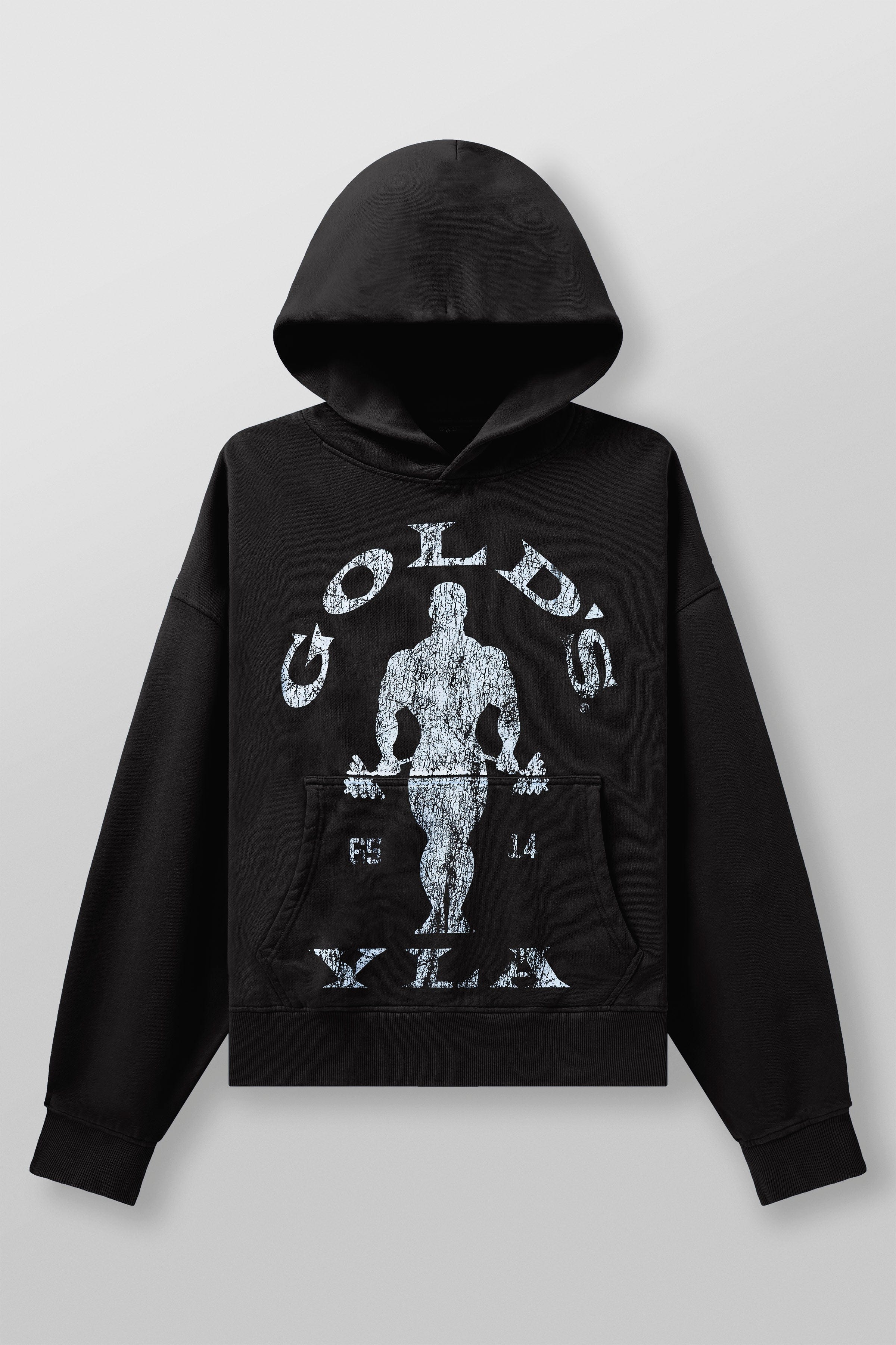 Golds Gym Classic Pullovers Black Wash
