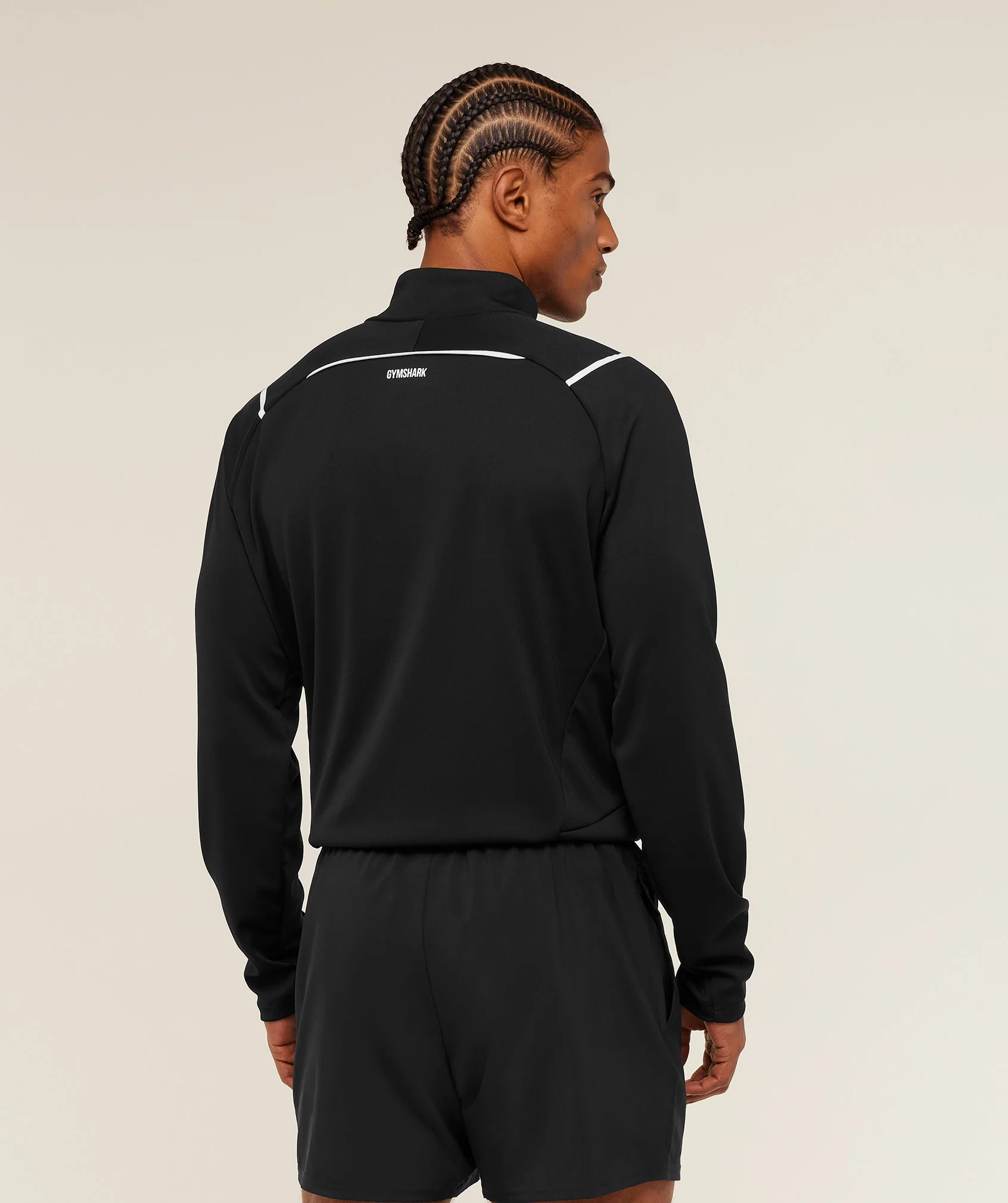 Gymshark Arrival Contrast 1/4 Zip Black