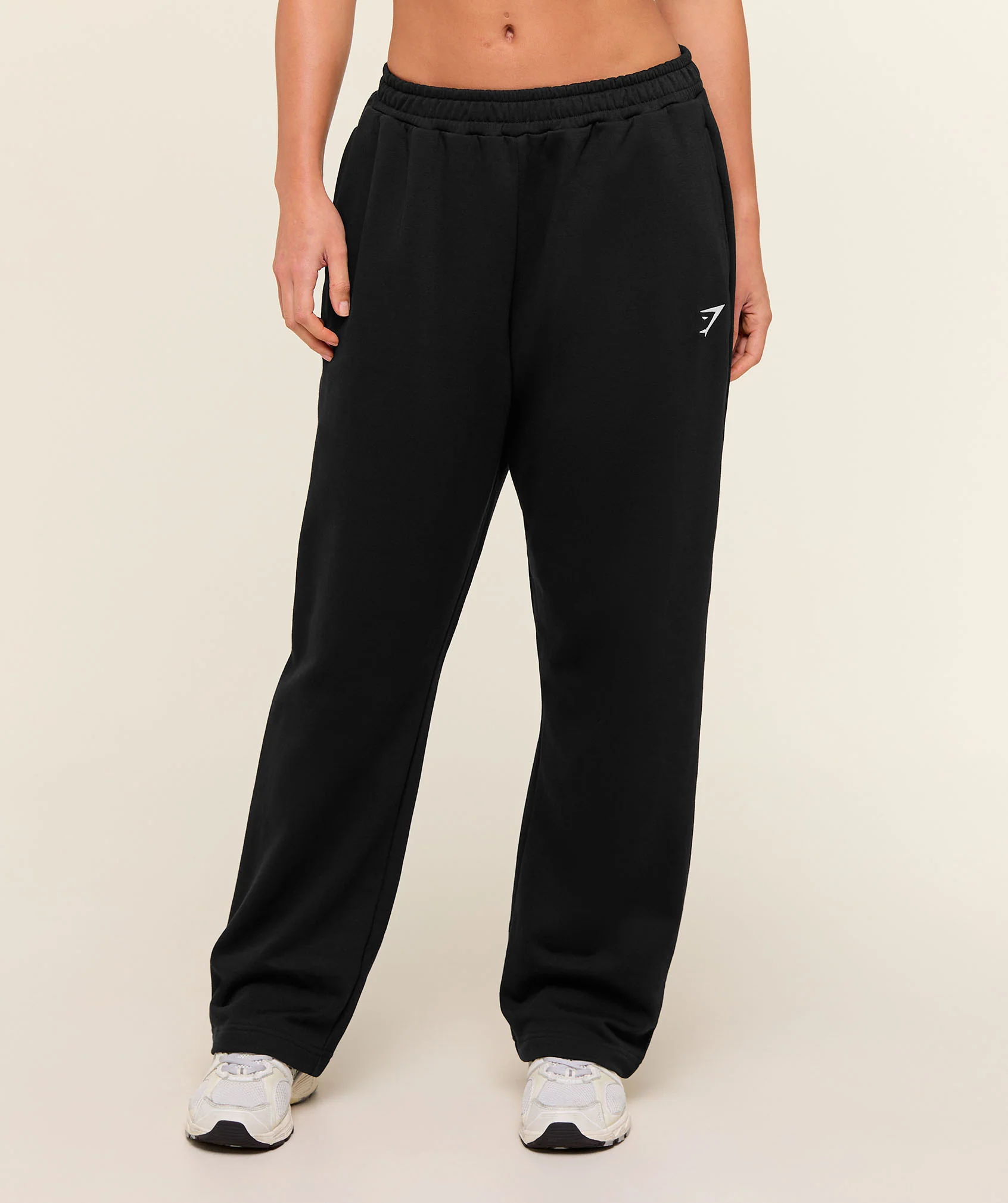 Training Fleece Straight Leg Joggers Black