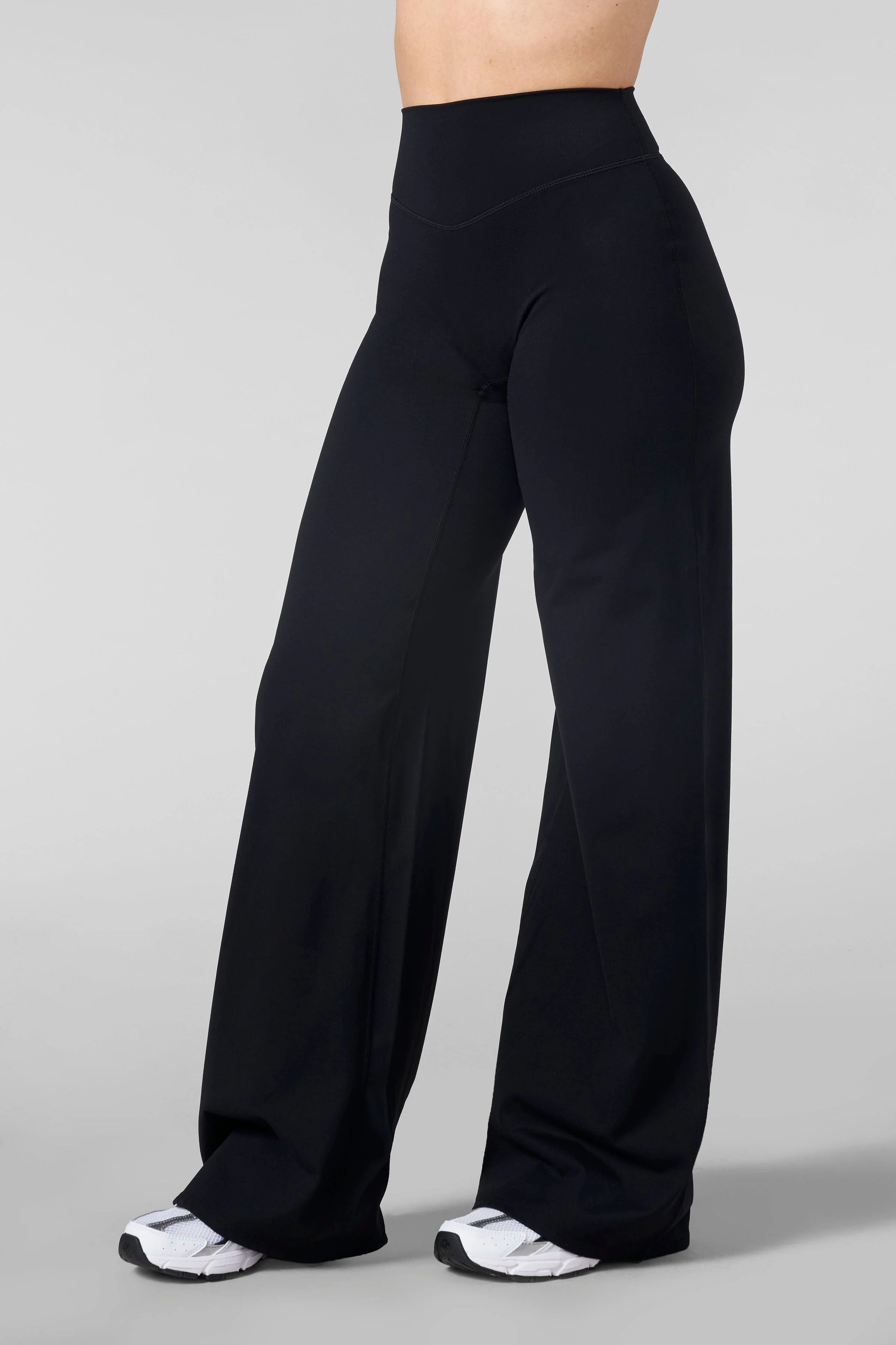 Kove Wide Leg Flare Leggings (Regular) Black