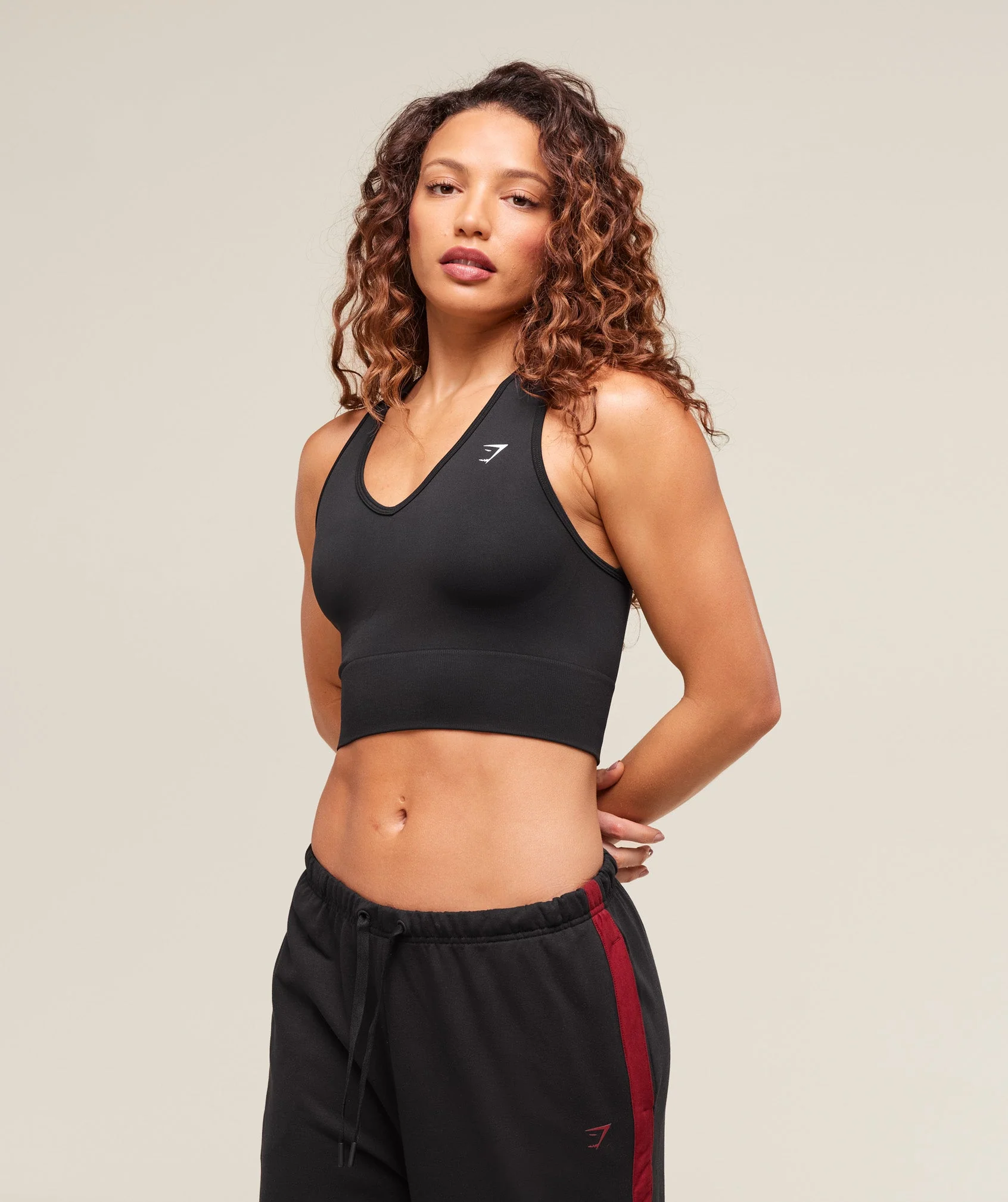 Gymshark Everyday Seamless Crop Tank Black