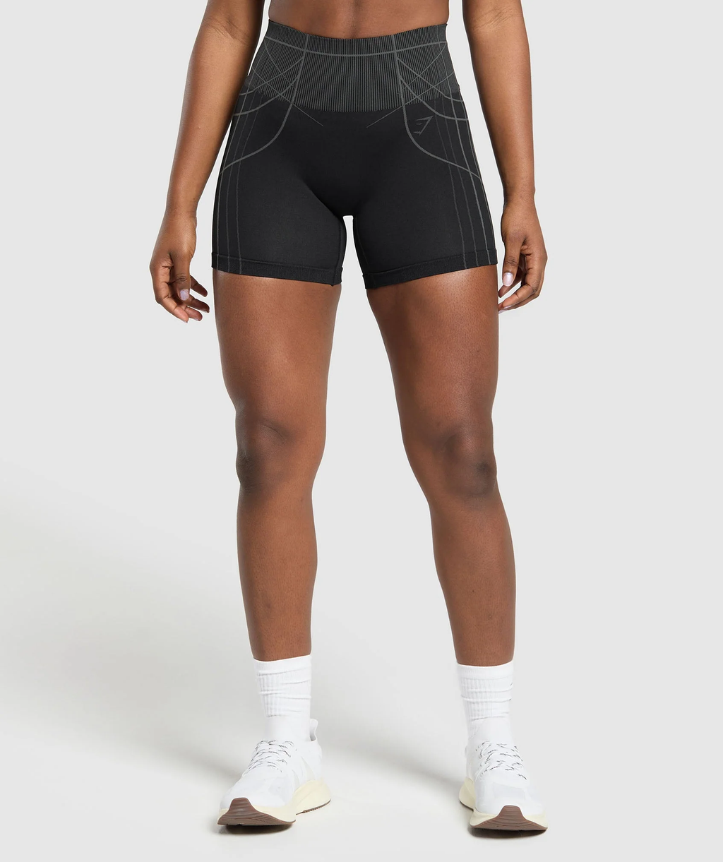 Apex Seamless Shorts Black/Graphite Grey