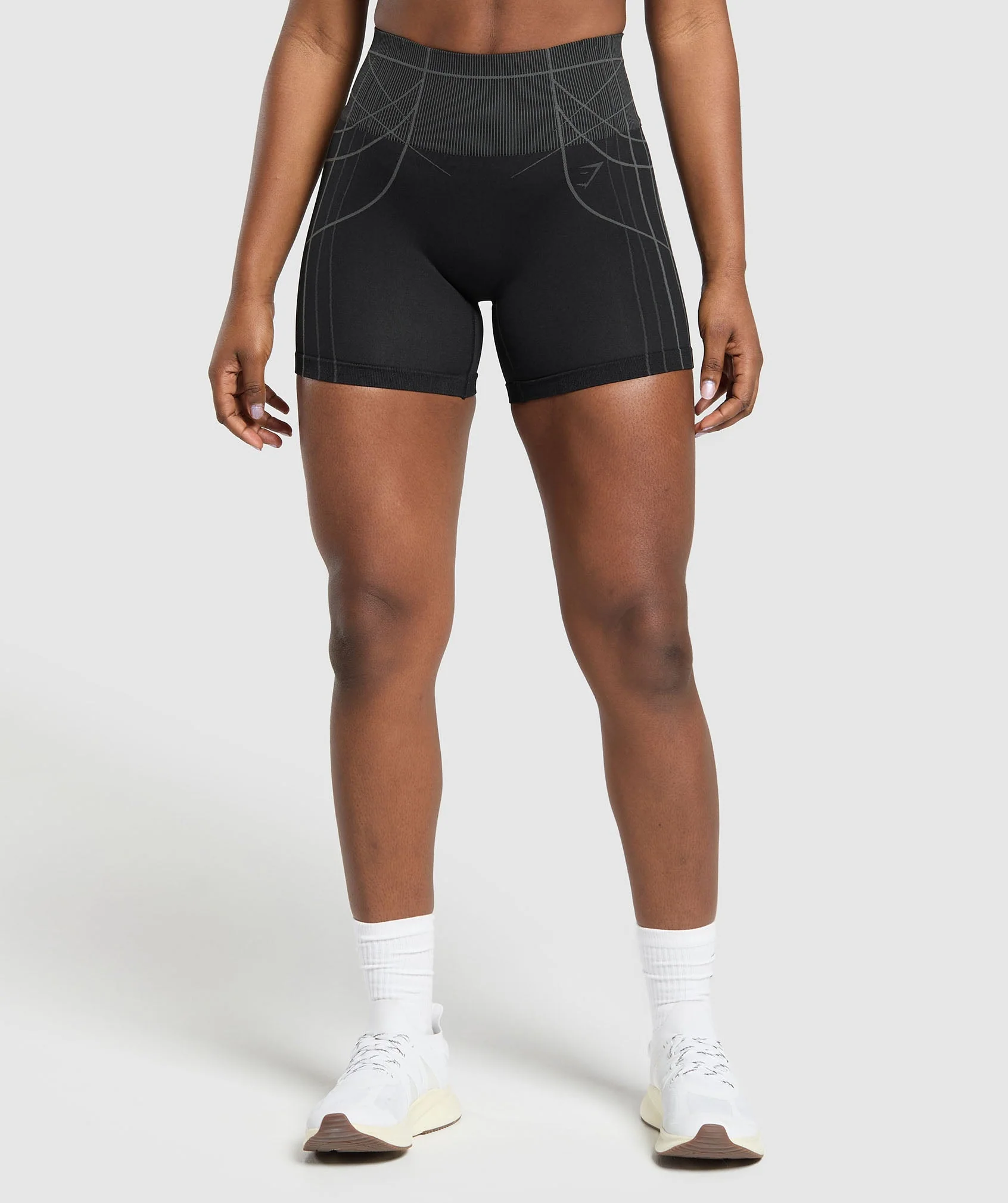 Apex Seamless Shorts Black/Graphite Grey