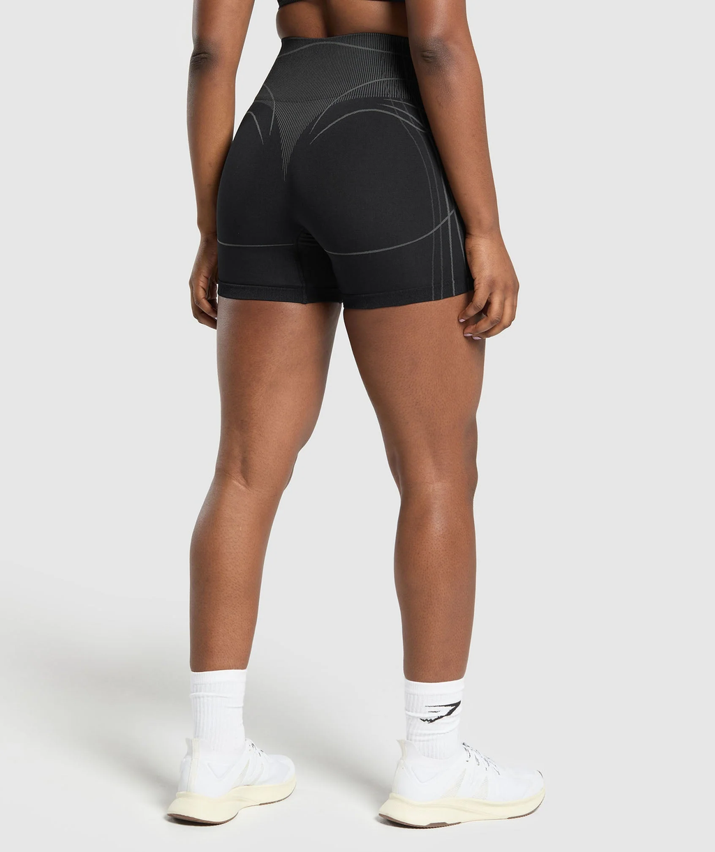 Apex Seamless Shorts Black/Graphite Grey